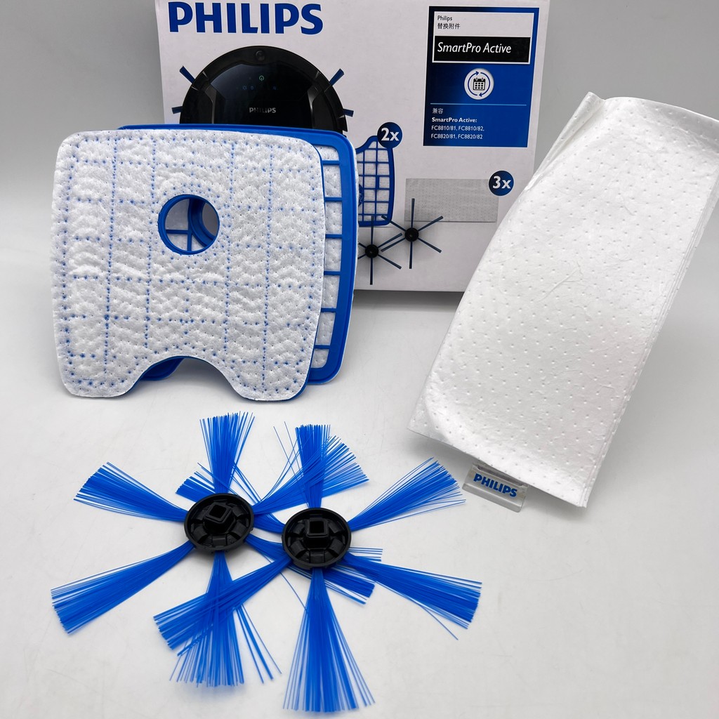 Philips Sweeping Robot FC8820FC8810 Filter Mesh Filter Element Brush Mopping Paper FC8068 Accessorie
