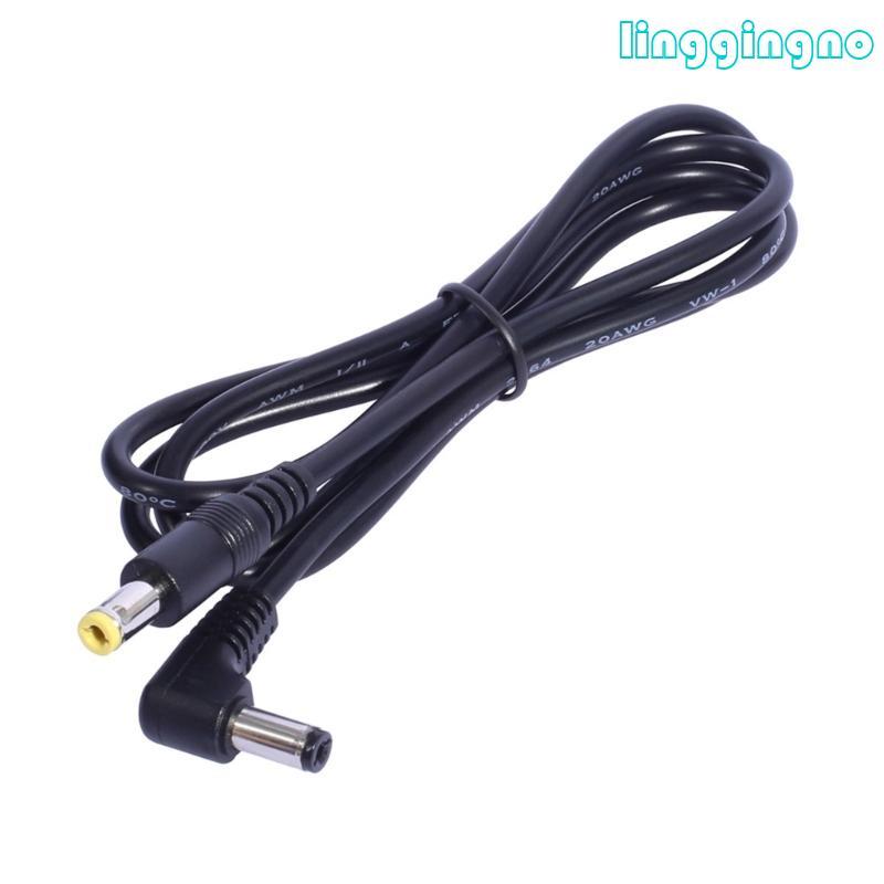 RR 85W DC5521 ถึง DC5525 สายไฟ 90 องศา 5 5x2 1 มม.ชายตรง 5 5x2 5 มม.