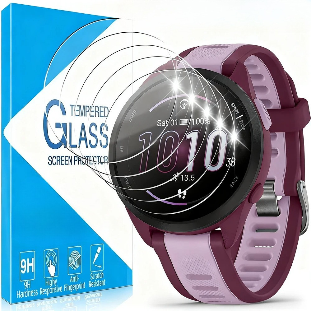 สําหรับผู้เบิกทาง Garmin 55 45S 265S 255S 255M 255 245M 245 170 165 158 กระจกนิรภัยป้องกันหน้าจอฟิล์มป้องกันรอยขีดข่วน