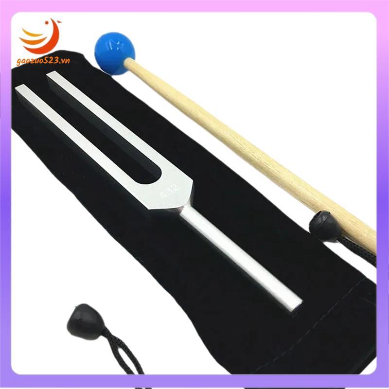 432HZ Chakra Tuning Fork Set เครื่องดนตรีเครื่องเพอร์คัชชันสําหรับการฝึกสมาธิและโยคะ