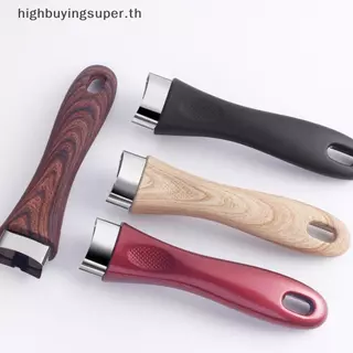 HRTH Bakelite Pan หม้อจับ Anti Scalding กระทะทนทาน Universal Ergonomic อุปกรณ์ครัวเปลี่ยนที่ถอดออกได้ Bakelite Grip HRTH