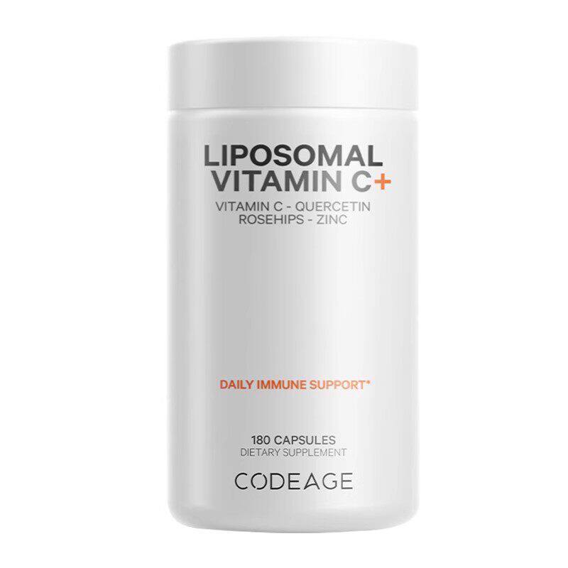 美国进口CodeAge质体维生素C天然vc维皮素植物胶180粒CodeAge Liposomal Vitamin นําเข้าจากสหรัฐอเมริกา20260706