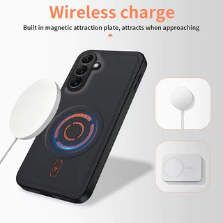เหมาะสําหรับ Samsung A06 A07 A26 A17 A37 A54 A55 A56 A57 เคสโทรศัพท์, anti-drop tech เนื้อผ้าแม่เหล็กหนังเนื้อฝาครอบป้องกัน
