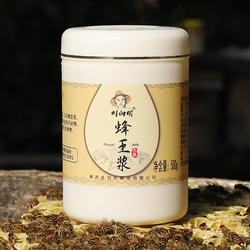 [Liu Xiangming Royal Jelly] Bee Farmers Direct Sale Natural Homemade Fresh Royal Spring Jelly 500g R
