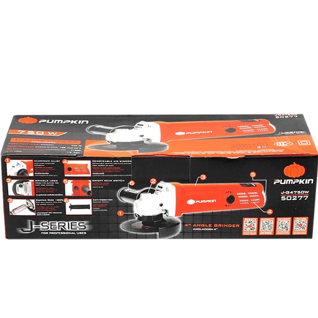 เครื่องเจียร PUMPKIN รุ่น J-G4750W ขนาด 4 นิ้ว 750 วัตต์