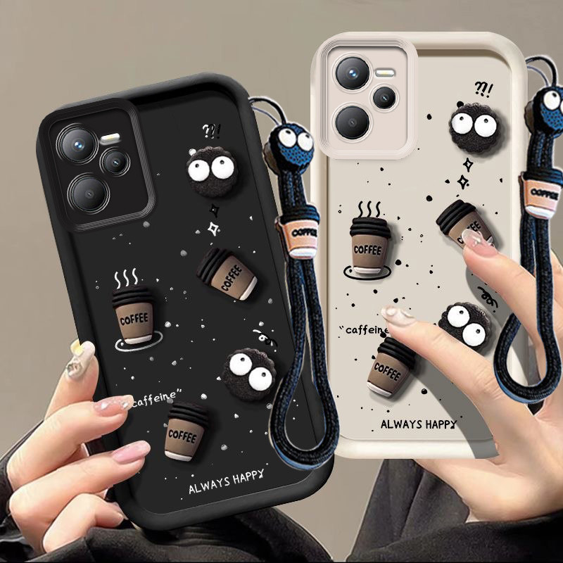 Realme c35 case 3D Cup Design เคสโทรศัพท์มือถือ TPU ทนทาน