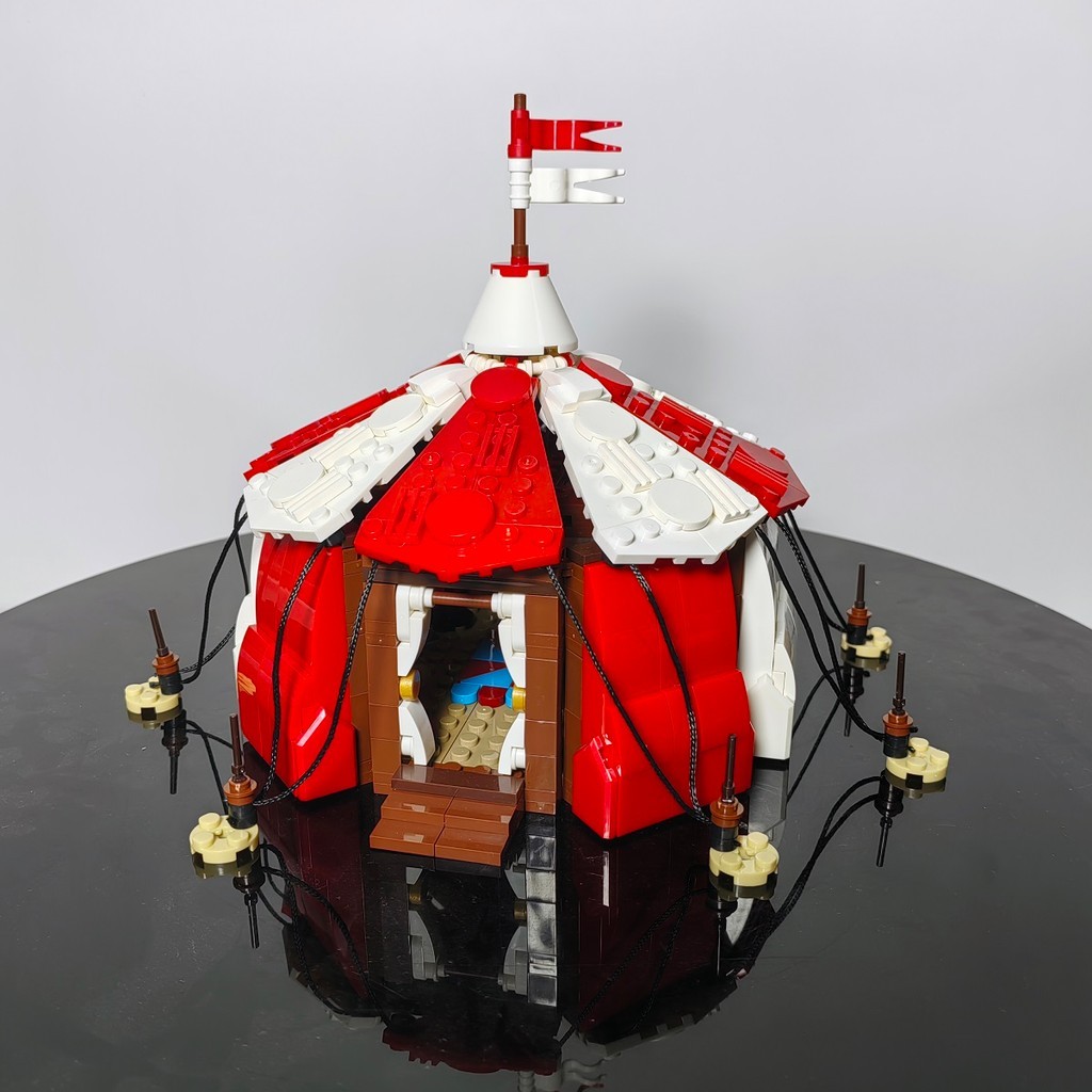 Creator Medieval Besieger Tent Castle Blocks ชุดเข้ากันได้กับ "เลโก้" ของเล่นสําหรับของขวัญเด็ก