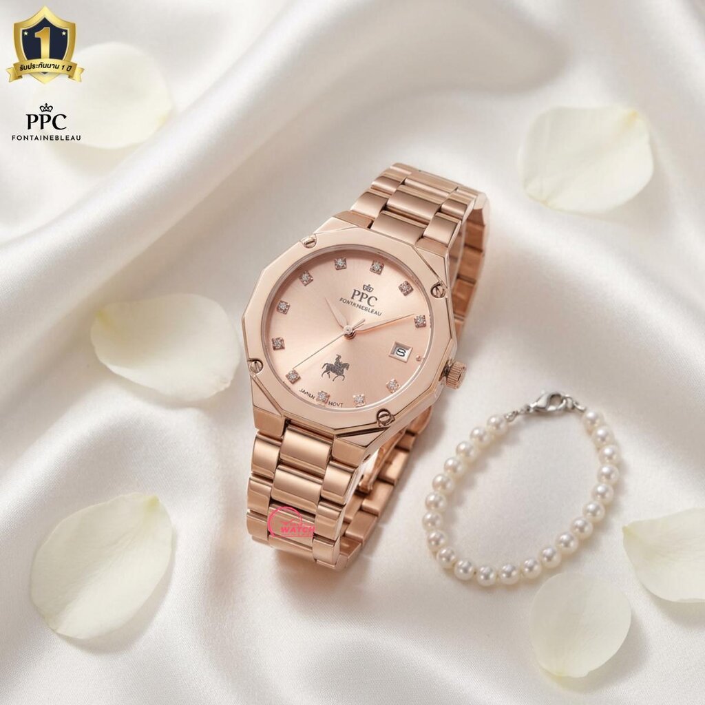 PPC FONTAINEBLEAU PPC-FA06นาฬิกาผู้หญิงPPCนาฬิกาPPC FONTAINEBLEAUสุดหรูของแท้ประกันศูนย์ไทย