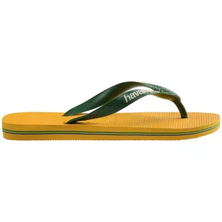 HAVAIANAS รองเท้าแตะ Brasil Logo Flip Flops YELLOW 41108501740U_H3YLXX