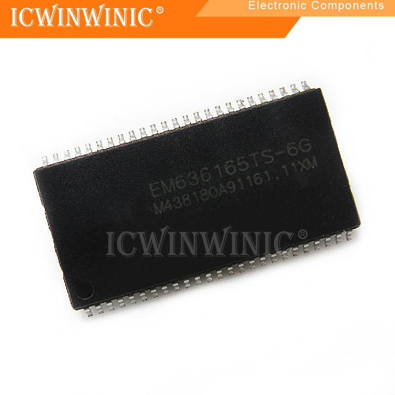 อีเอ็ม 5 ชิ้น636165TS-6G EM636165TS TSOP-50 IC วงจรรวม