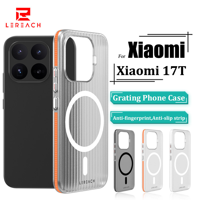 Lereach เคสแม่เหล็กสําหรับ Xiaomi 17T Pro 17T กันกระแทกป้องกันรอยขีดข่วนเคสโทรศัพท์ฝาหลัง