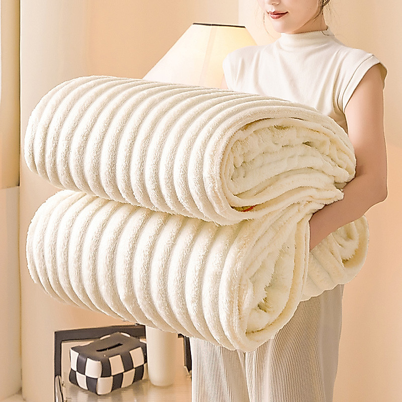 สีทึบ ผ้าห่ม blanket 3.5ฟุต 3ฟุต ลาย เตียงเดี่ยว ผ้าห่มนุ่ม ผ้าห่มบาง 5ฟุต สีเทา / เขียว / ชมพู / สีเบจ / น้ําเงิน