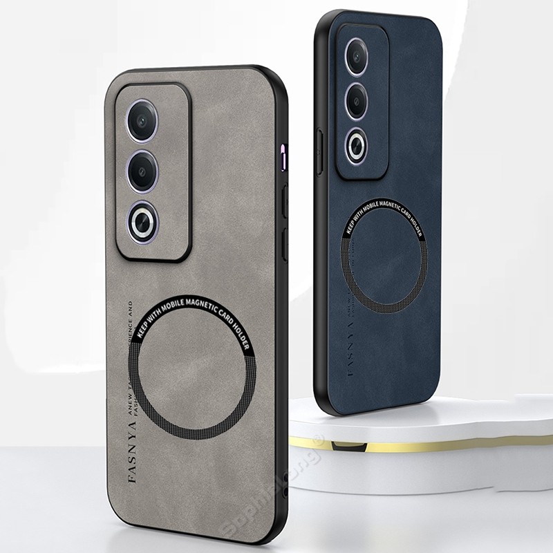 Hard Matte หนังเคสโทรศัพท์แม่เหล็กสําหรับ OPPO A80 A3 Pro K12X CPH2667 CPH2639 PKD130 ป้องกันปกหลัง