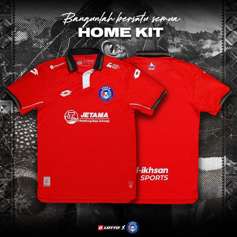 Lotto Sabah Fc 24 เครื่องเล่นสีแดง ฉบับที่ (บ้าน)