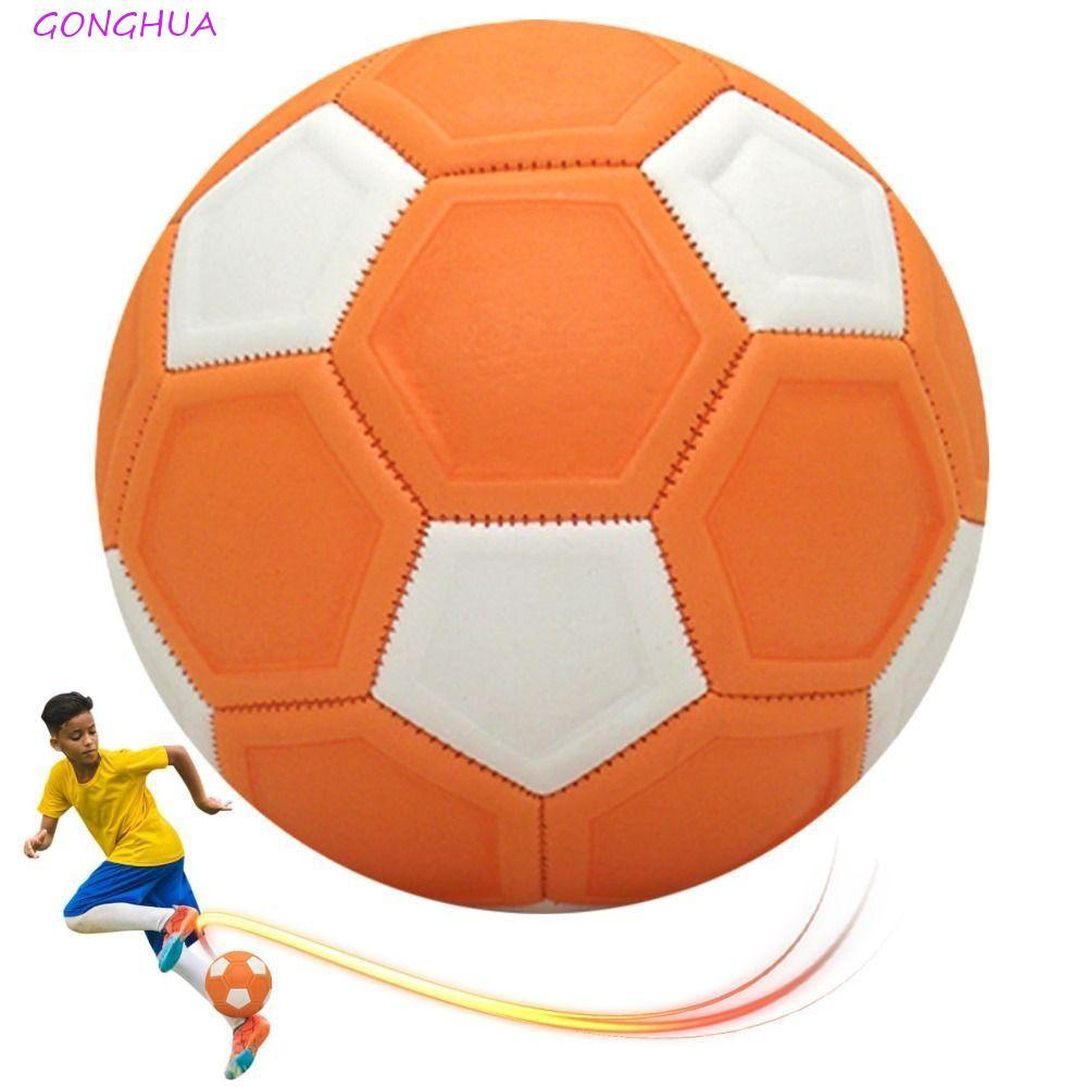 กงฮวา ลูกฟุตบอล เส้นโค้ง ขนาด 3/4/5 สีส้มฟุตบอลเยาวชน, สันทนาการเกมสันทนาการของขวัญเส้นโค้งการแข่งขันฟุตบอลกลางแจ้งหลังบ้าน