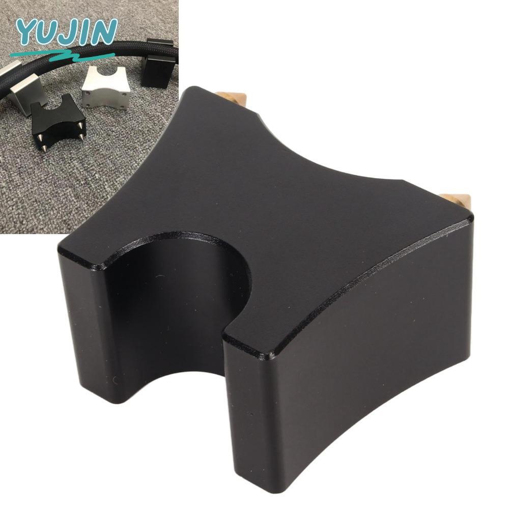 YUJIN 2-in-1 HiFi Cable Clip & Stand Spike, Aluminium Alloy Multifunctional HiFi Cable Tray, Univers