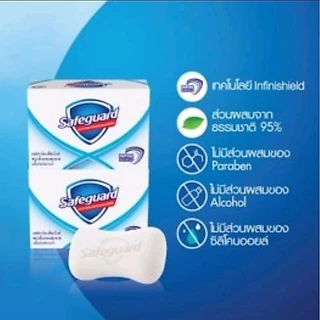 Safeguard เซฟการ์ด สบู่แอนตี๋แบคทีเรีย กลิ่นหอม สดชื่น 48กรัม 58 กรัม แพ็ค 4