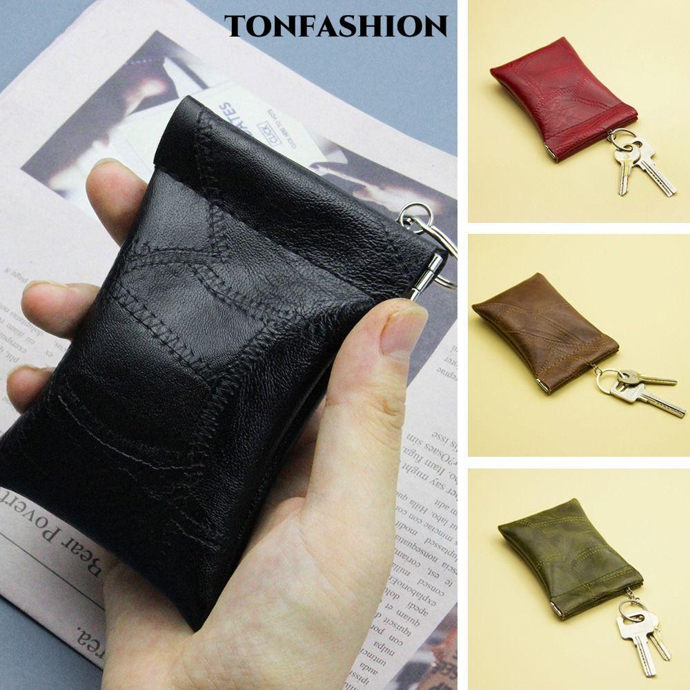 TONFASHION Wallet, PU Leather Solid Coin Purse, Wallet Pouch Mini Wallet Pouch Women Men