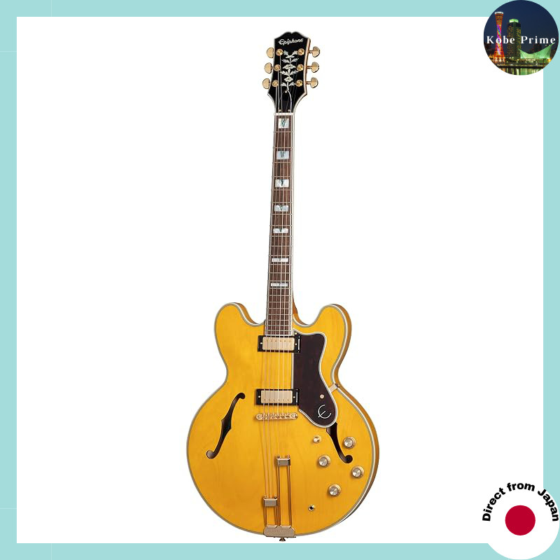Epiphone Sheraton Natural Electric Guitar Semi-Hollow Body Epiphone