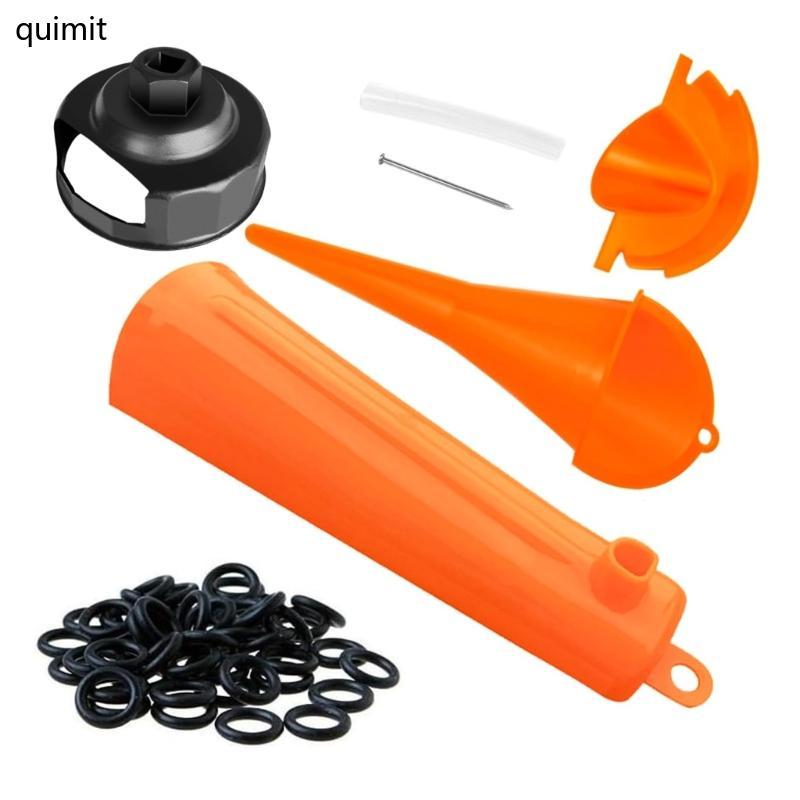 QUIM Leak Proof Oil Change Funnel สําหรับ Davidson รุ่น Oil Change Funnel เครื่องมือ