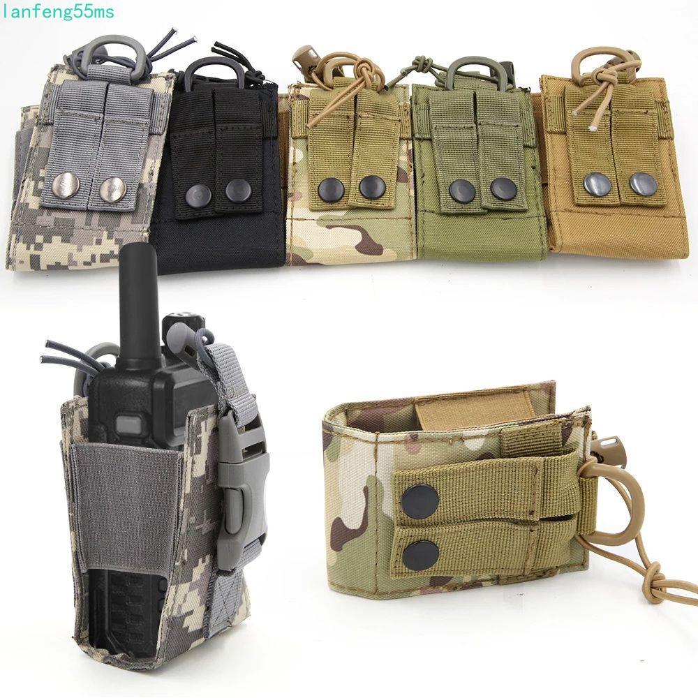 LANFENG Walkie Talkie Bag Camping Accessories Walkie Talkie Holder Molle Pouch Package Pouch Molle R