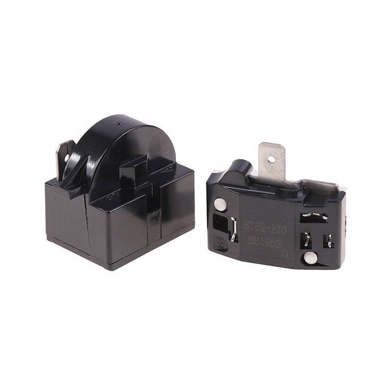TRTU 2PCS QP2-4.7 PTC Starter รีเลย์ 1 พินตู้เย็นรีเลย์และ 6750C-0005P ตู้เย็น Overload Protector TH