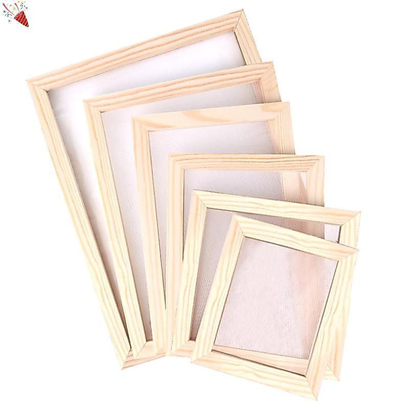 Agth กระดาษทํากรอบหน้าจอ DIY กระดาษไม้ทํากระดาษ Mould งานฝีมือ Handcraft เครื่องมือรีไซเคิลไม้ Multi-ขนาด Jelly