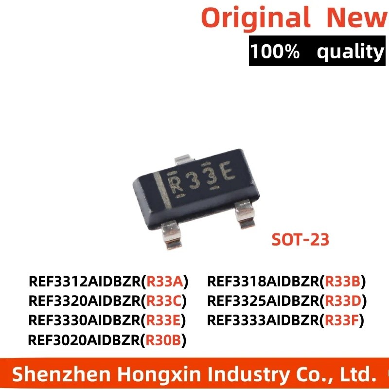5PCS REF3312AIDBZR R33A REF3318AIDBZR R33B REF3320AIDBZR R33C REF3325AIDBZR R33D REF3333ZR R30F33F30