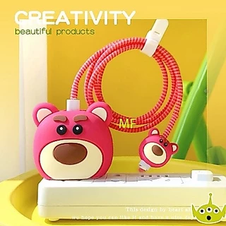 【ส่งจากไทย 120ลาย】เคส สำหรับ ไอโฟน Apple Power Adapter 18W/20W สายชาร์จ ลายการ์ตูนน่ารัก Cable Bite ตัวถนอมสายชาร์จ