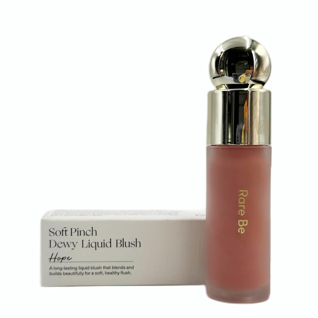 Rare Happy Face Soft & Pinch Liquid Blush, Beauty Cheek Face Blush (Hope, 0.25 fl.oz)