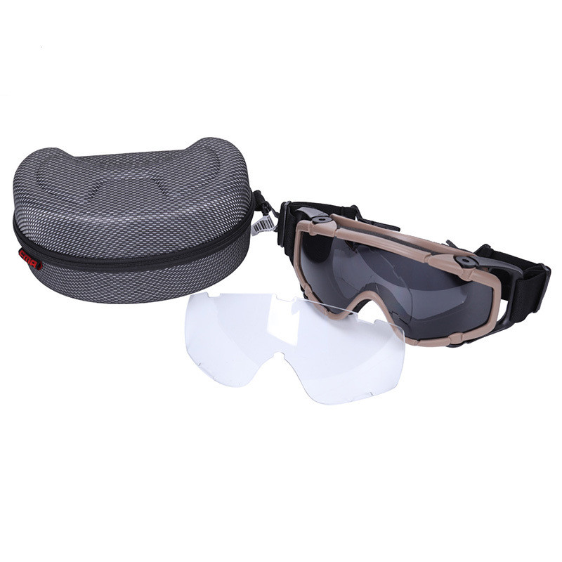 FMA Helmet-style goggles Ballistic goggles buckle Dustproof and windproof goggles Tactical Accessori