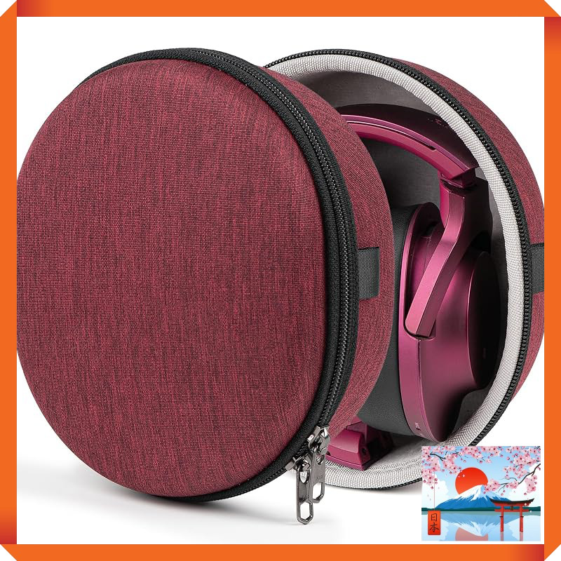 Geekria Shield Hard Case for Sony Headphones - Compatible with WH-XB900N, WH-H910N, WH-H900N, WH-100