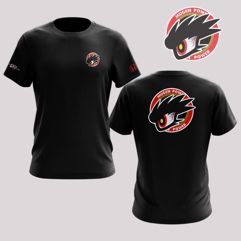 ออกแบบ เสื้อยืด Mugen Power / เสื้อไมโครไฟเบอร์ / เสื้อแข่ง