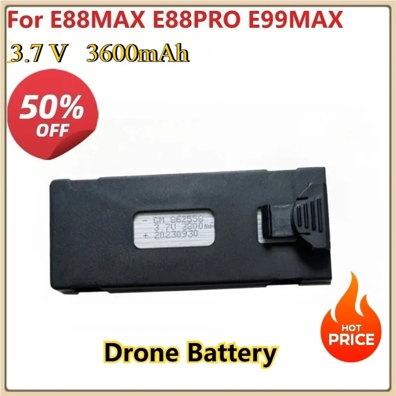 เปลี่ยนแบตเตอรี่ดิจิตอล 3.7V 3600mAh แบตเตอรี่ลิเธียมโมดูลาร์สําหรับ E88MAX E88PRO E99MAX E525 P1 P3