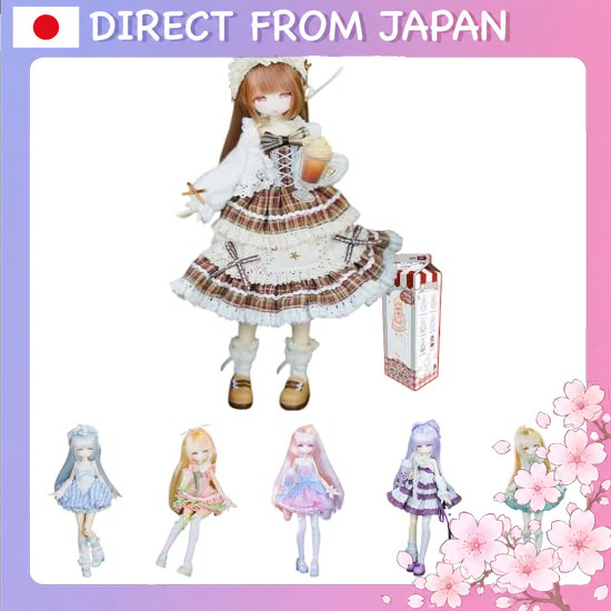 niannyyhouse BJD Blind Box Figure, Ball-Jointed Doll with Clothing, "Four Seasons Tea Talk" Series, 