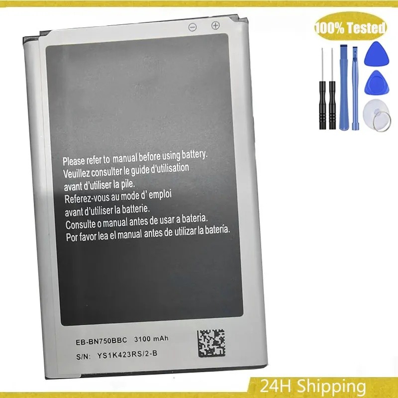 EB-BN750BBC EB-BN750BBE 3100mAh แบตเตอรี่สําหรับ Samsung Galaxy หมายเหตุ 3 Neo N750 N7505 N7502 N750
