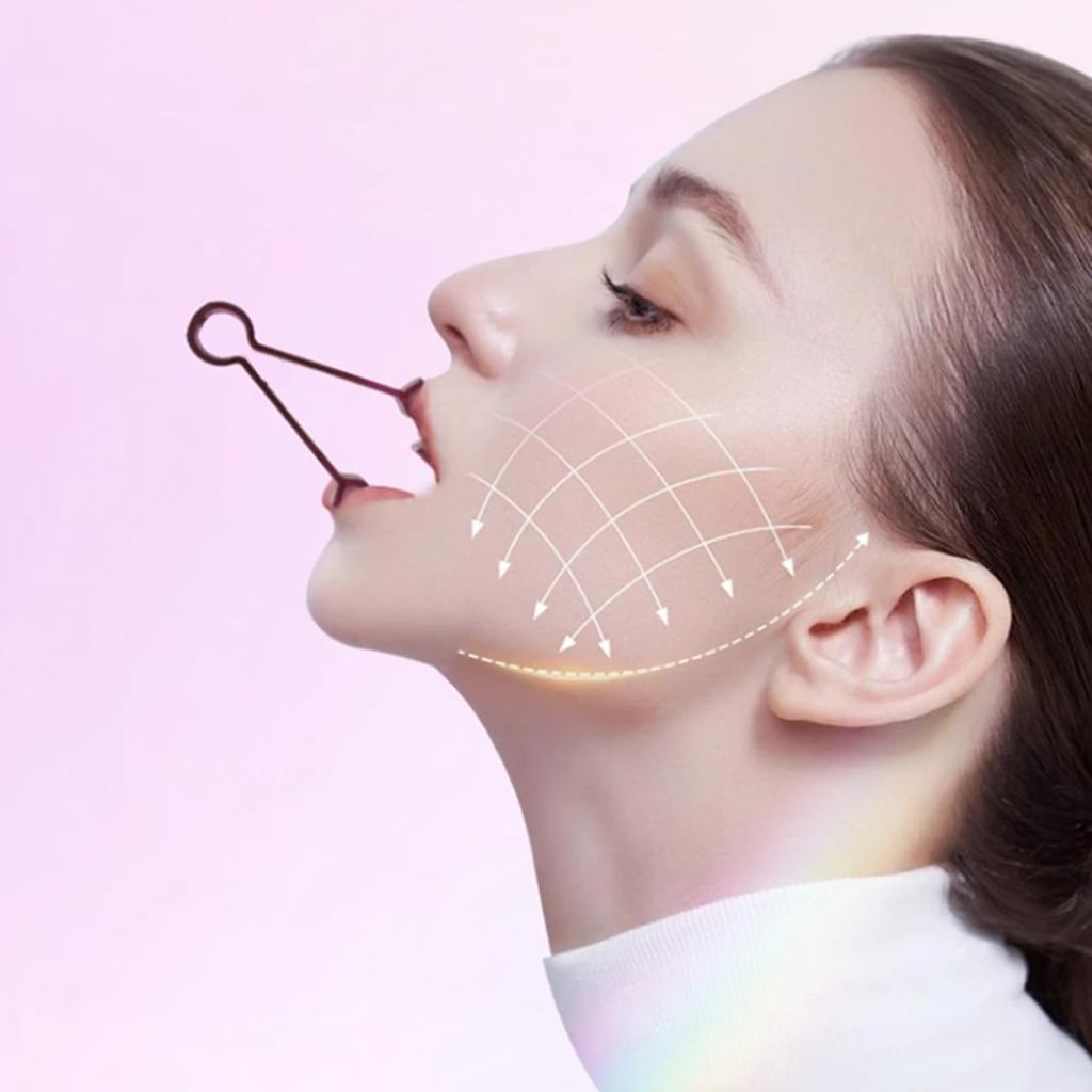 เครื่องออกกําลังกายขากรรไกรและใบหน้า | Jawline Exerciser เม็ดสําหรับผู้ชายและผู้หญิง Slims, Tones & 