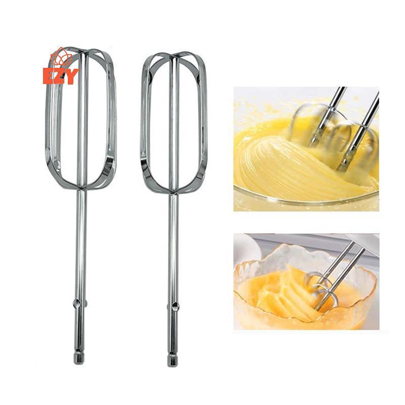 EZY สแตนเลสสตีลผสม Beaters สิ่งที่แนบมาชุด 2 สําหรับไฟฟ้า Whisk Mixer ทนทานสําหรับทุกวันครัวเบเกอรี่ใหม่
