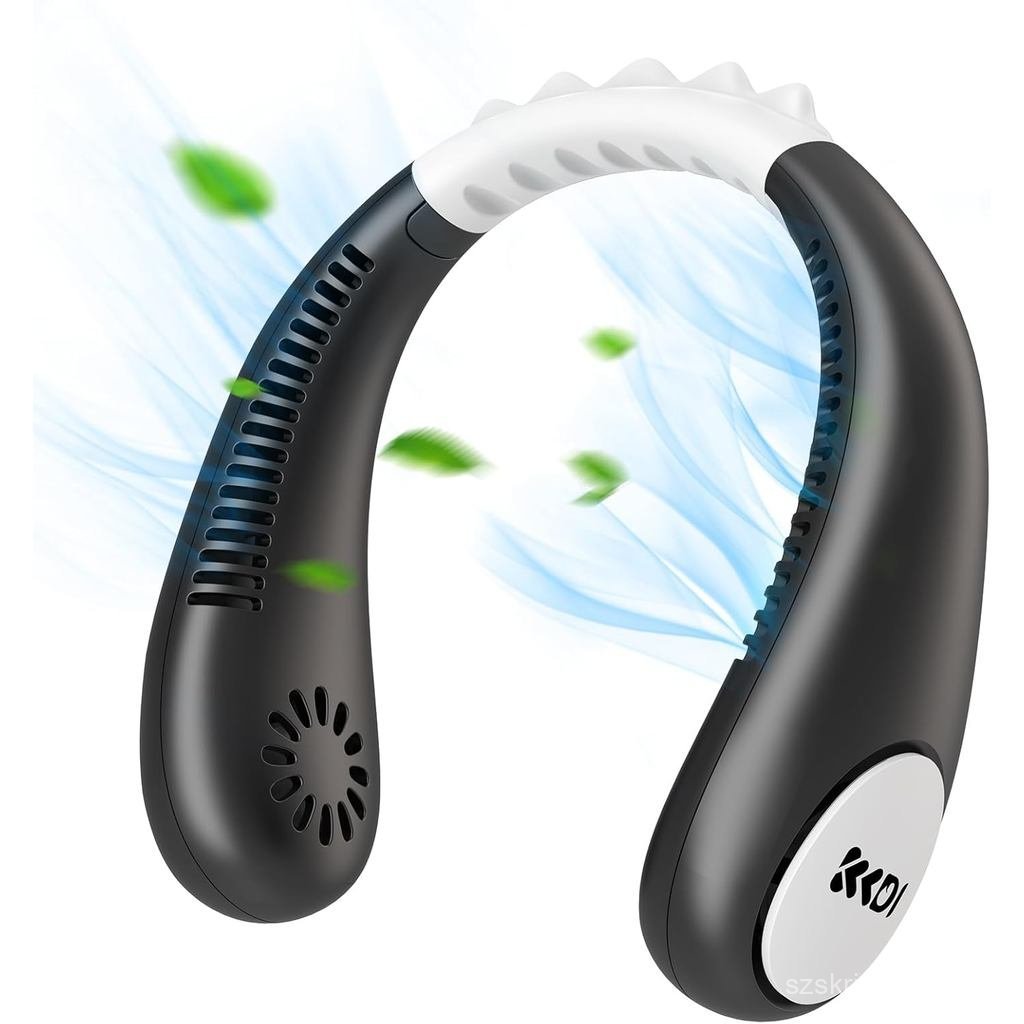 พัดลมคล้องคอเด็ก พัดลมไร้ใบพัดแบบพกพาสําหรับเด็ก 4-14Y Girls & Boys, 2600mAh USB Personal Mini Cooli