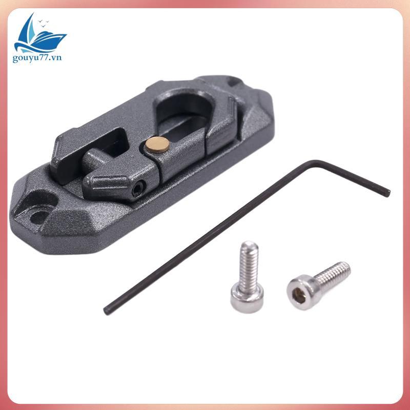 Winch Control Mount แผ่นโลหะ Winch Hook Recovery เครื่องมือเหมาะสําหรับ RC Crawler รถ Axail SCX10 TR