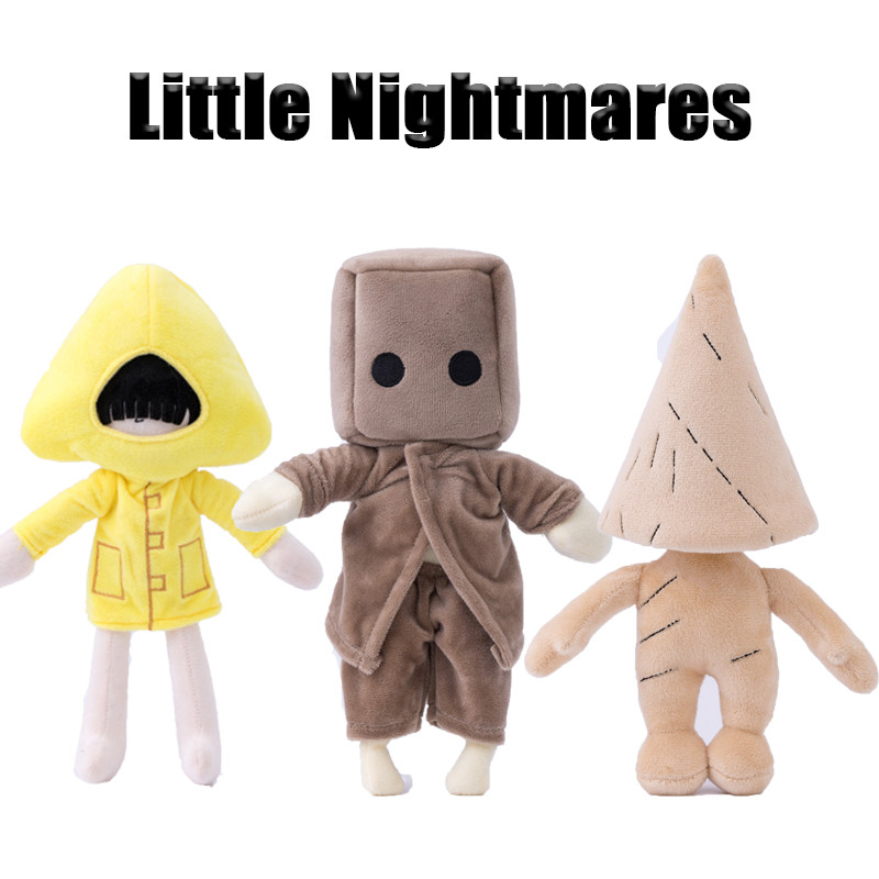 Six Mono Little Nightmares ของเล่นตุ๊กตาตุ๊กตานุ่มเกมอุปกรณ์ต่อพ่วงของขวัญสําหรับแฟนๆสําหรับเด็ก
