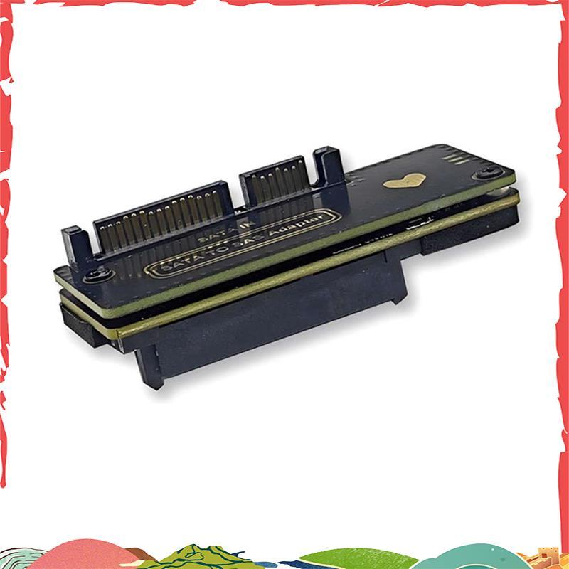 SATA ถึง SAS HDD อะแดปเตอร์การ์ด 6Gbps SATA 3.0 22Pin ถึง SAS 29Pin การ์ดขยายสําหรับ SAS 2.5/3.5 นิ้