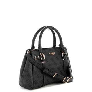 GUESS กระเป๋า รุ่น SG991705 LEONA LOGO SML MLTI COMP STCHL สีดำ