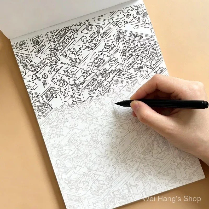 ลายกราฟฟิติออกแบบสวยงามสําหรับคัดลอกระบายสี สมุดวาดเขียนคลายเครียด 24 ลายน่ารู้