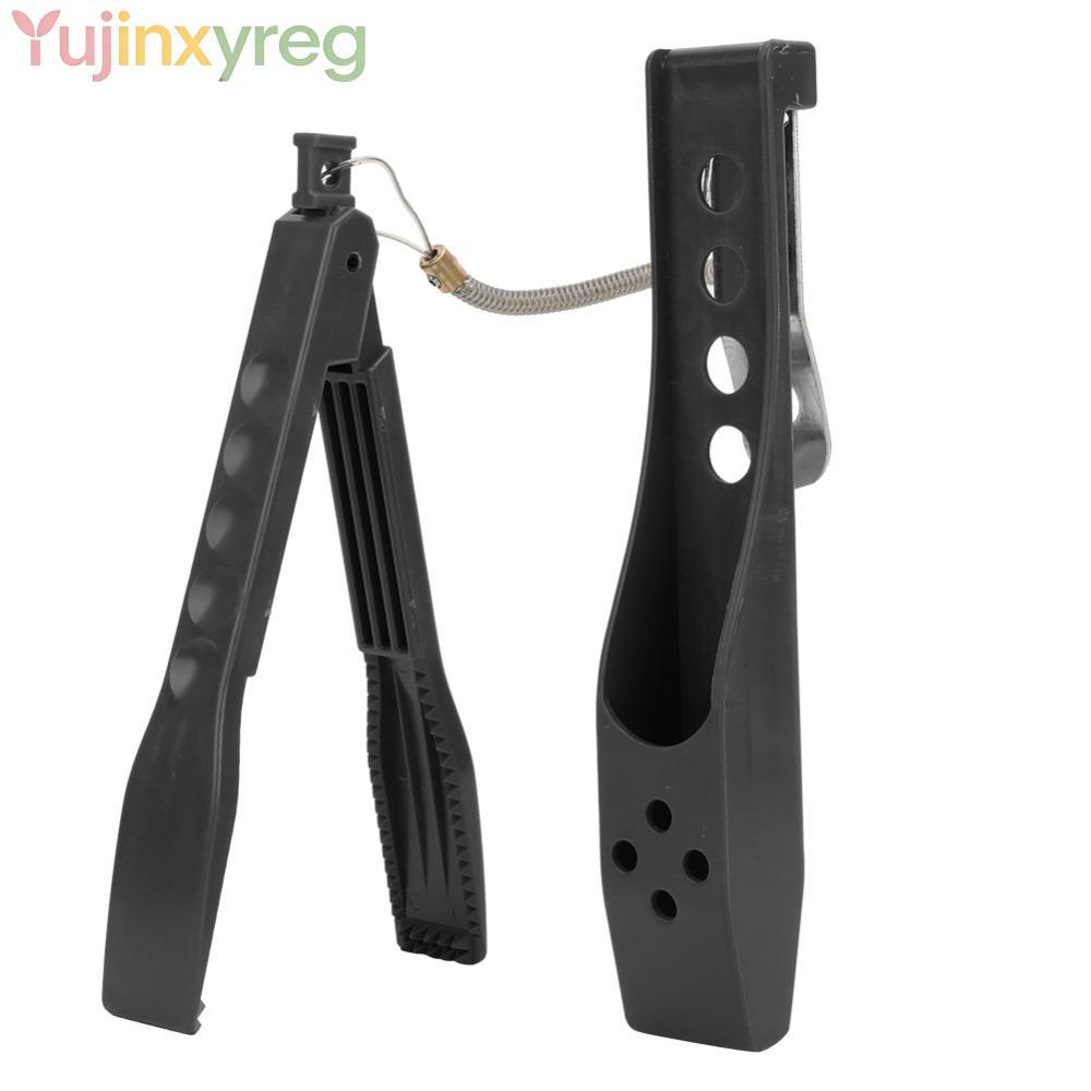 YUJINPH Fish Gripper, พลาสติก Anti-Skid Handle Fish Lip Gripper ทนทานพร้อมแขนน้ําหนักเบา Fish Clamp 