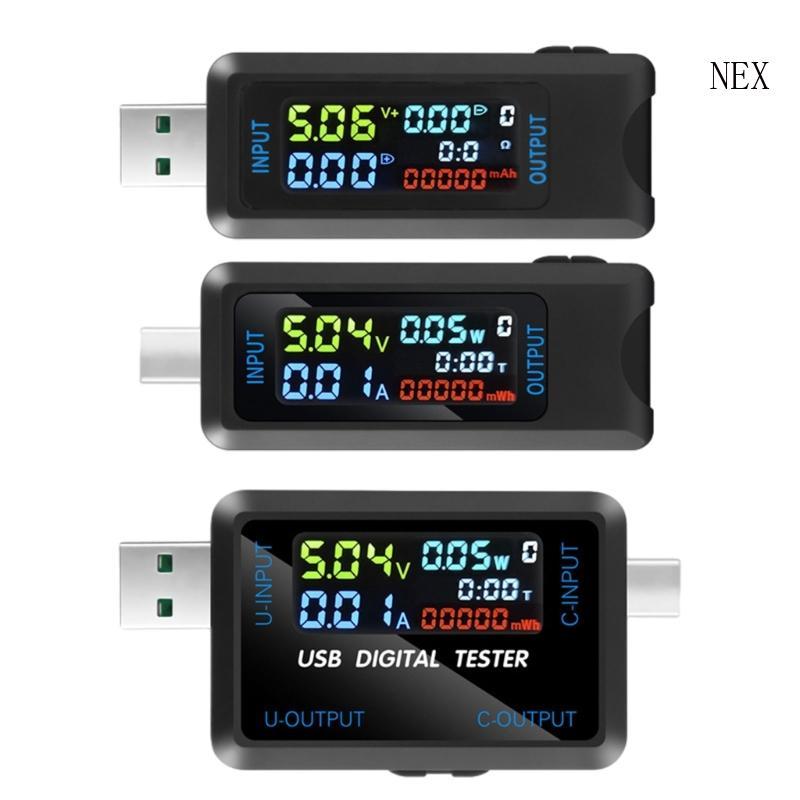 NEX USB Tester Digital Voltmeter Amperimetro Current Voltage Meter USB Power Meter