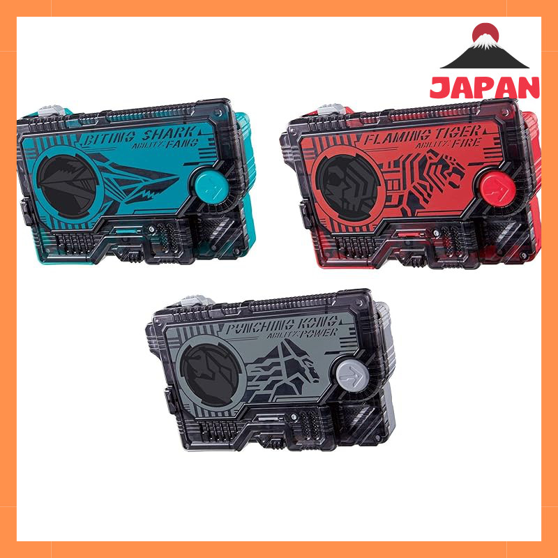 Bandai Kamen Rider Zero-One DX Progrise Set (3 types) DX Biting Shark Progrise Key / DX Flaming Tige