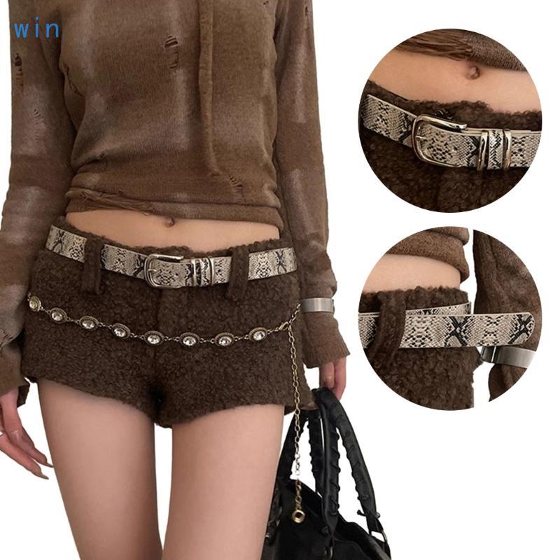 Win Modern Women Jeans Belt Leopard Print Western Belt Impressive Cowgirl Style