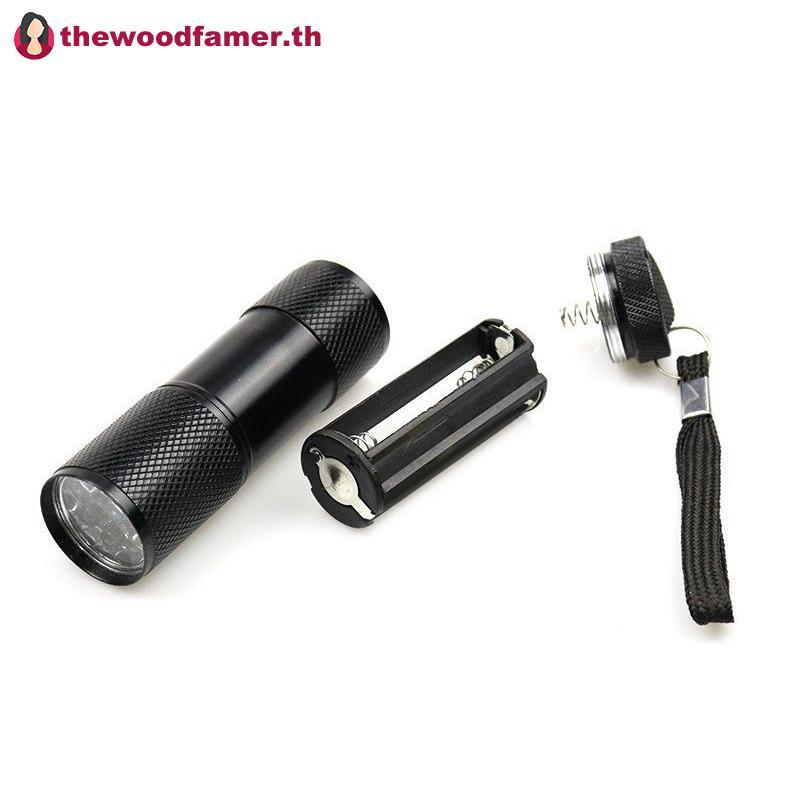 Well UV ไฟฉาย UV Light 395nm ไฟฉาย Mini Light ไฟฉายสําหรับ UV เรซิ่นกาว Curing สัตว์เลี้ยงปัสสาวะครา