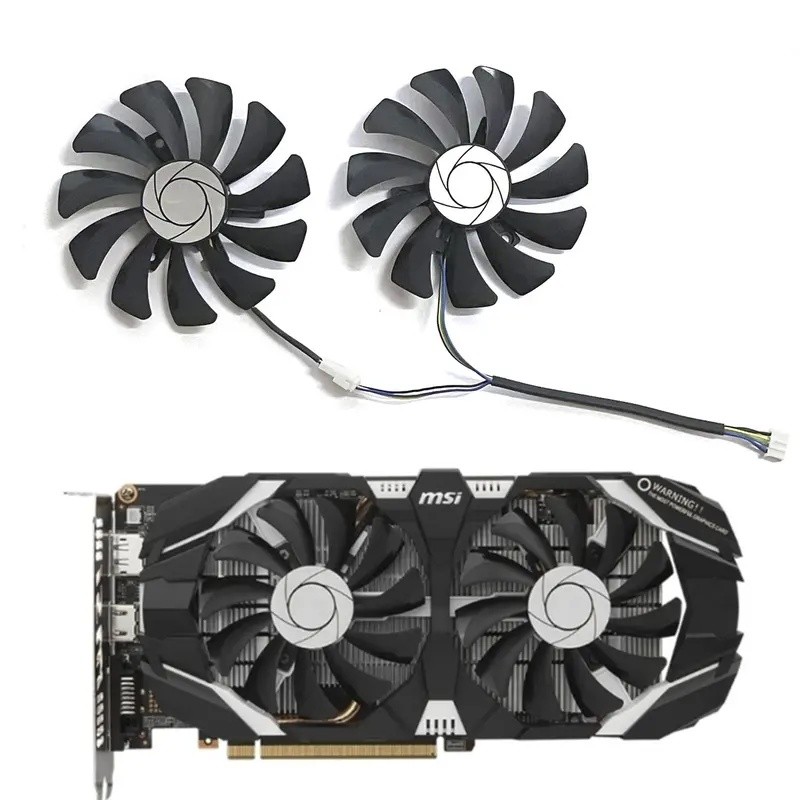 ใหม่ 85 มม.4PIN HA9010H12F-Z GPU REPLACEMENT พัดลมสําหรับ MSI GTX 1060 OC 6G GTX 960 P106-100 P106 G